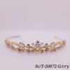 Tiara de Strass con Cristales / T-072