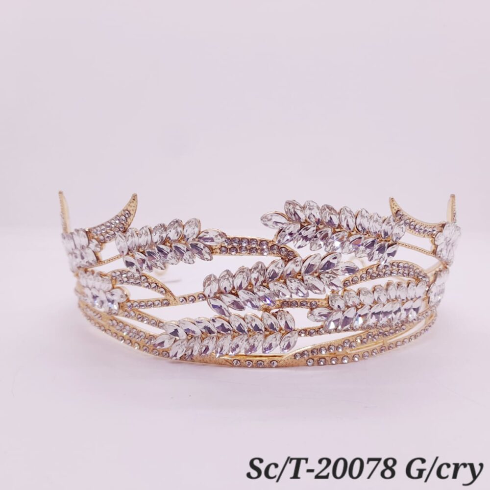 Tiara de Strass / T-078 - Image 2