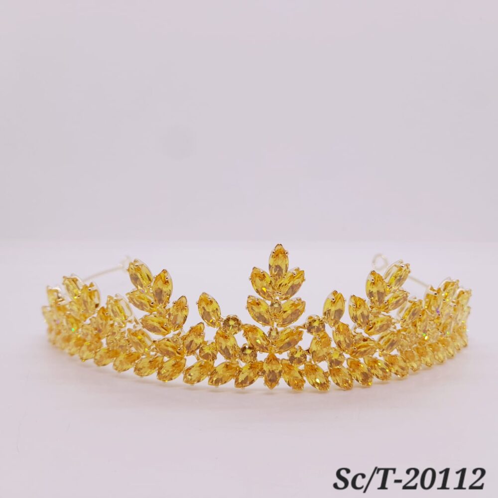 Tiara de Cubic Ambar / T-112