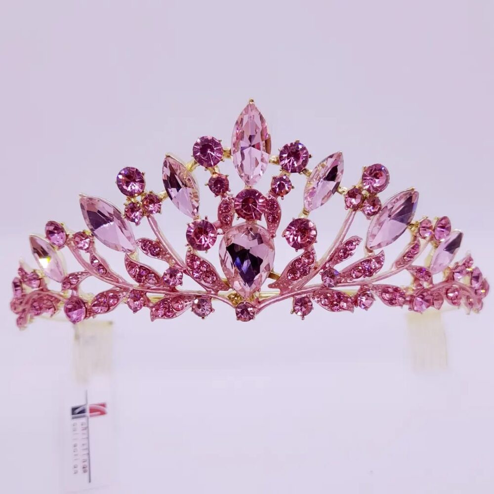 Tiara de Strass / T-1404 - Image 2