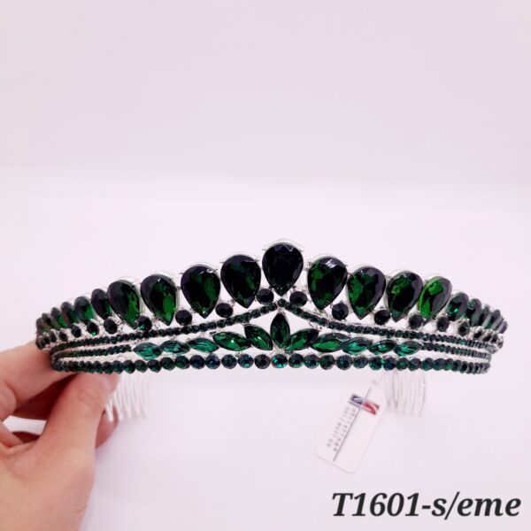 Tiara de Strass en Color / T-1601