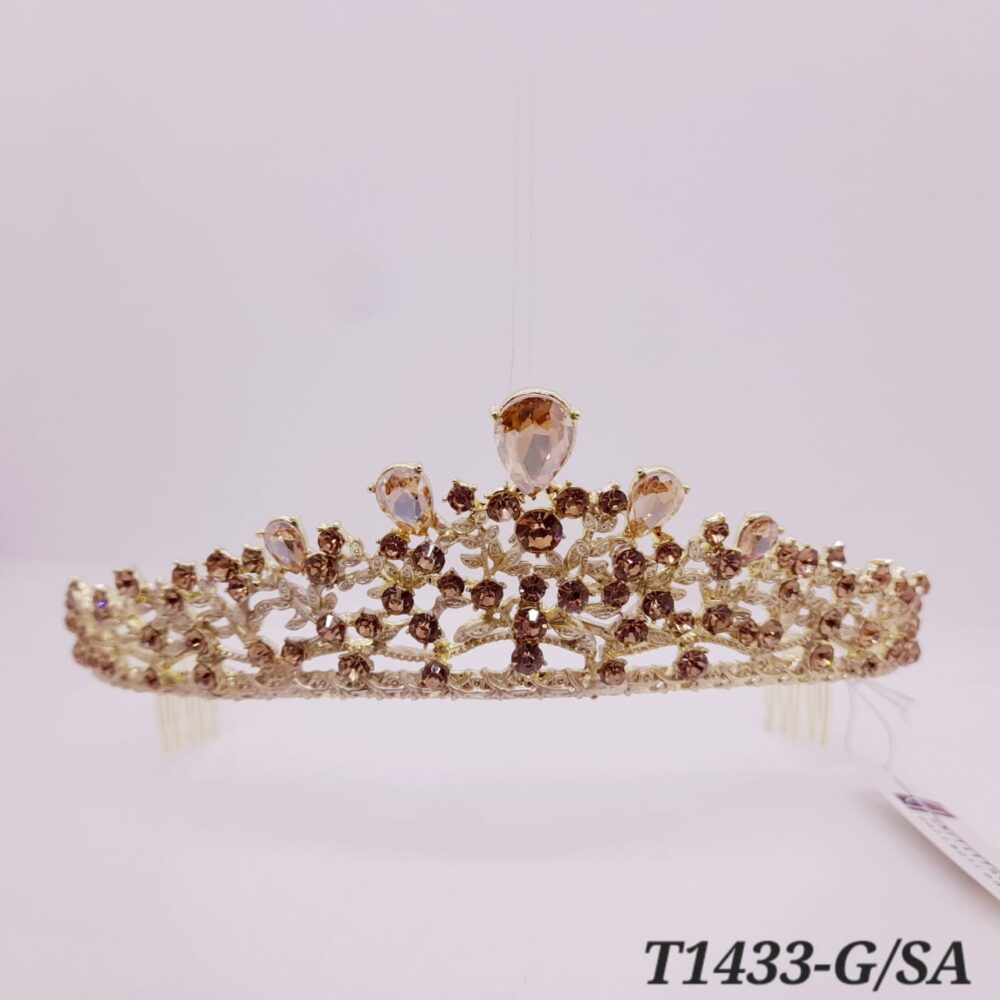 Tiara de Strass en Colores / T-1433 - Image 8