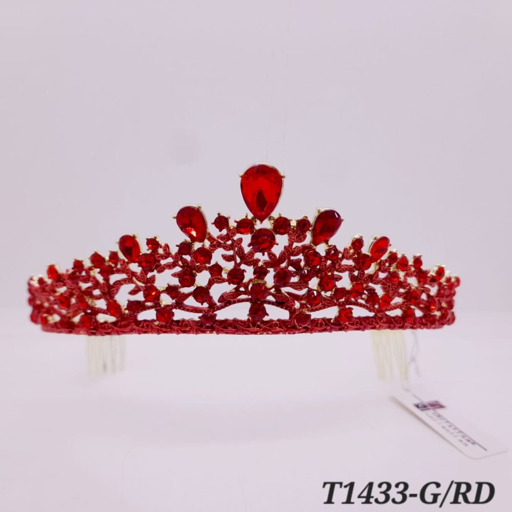 Tiara de Strass en Colores / T-1433
