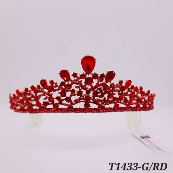 Tiara de Strass en Colores / T-1433