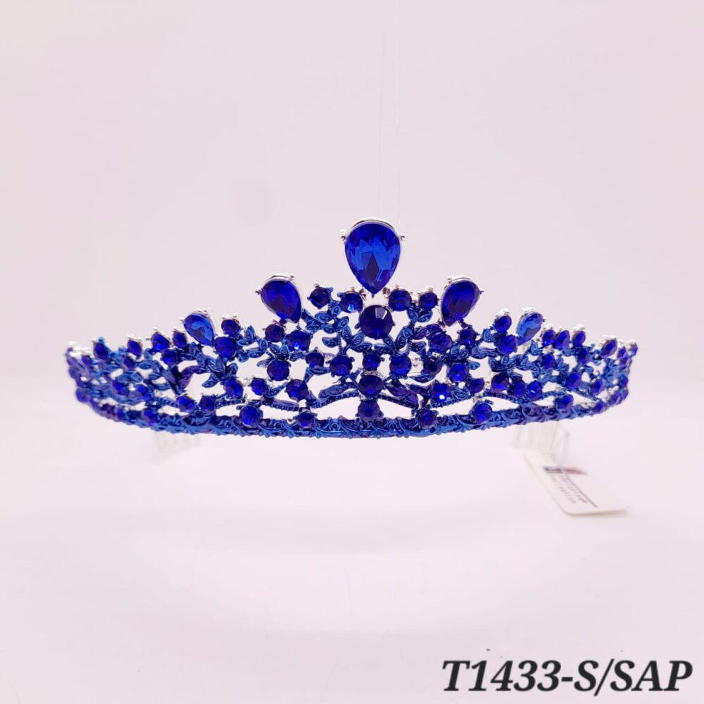 Tiara de Strass en Colores / T-1433 - Image 4