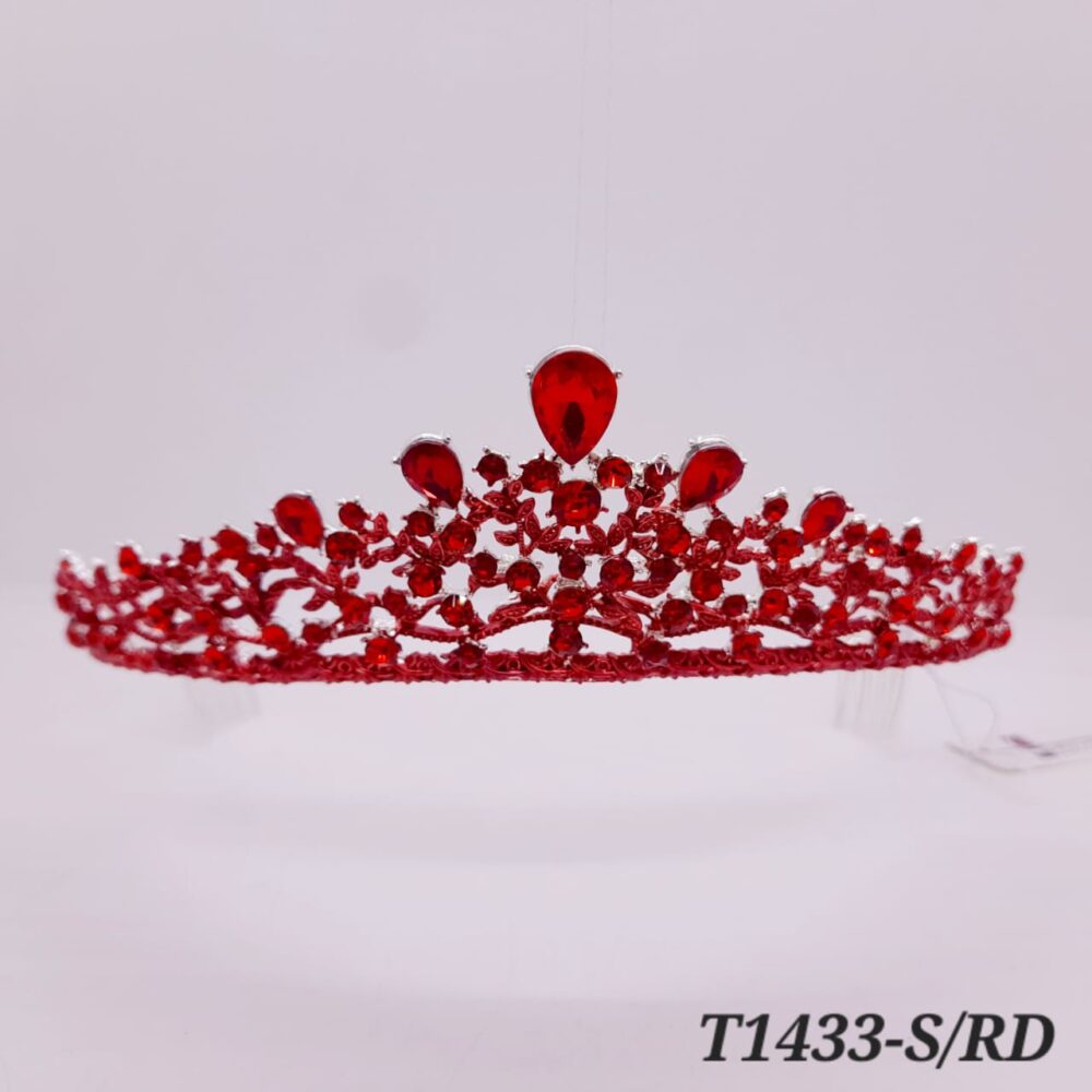 Tiara de Strass en Colores / T-1433 - Image 9