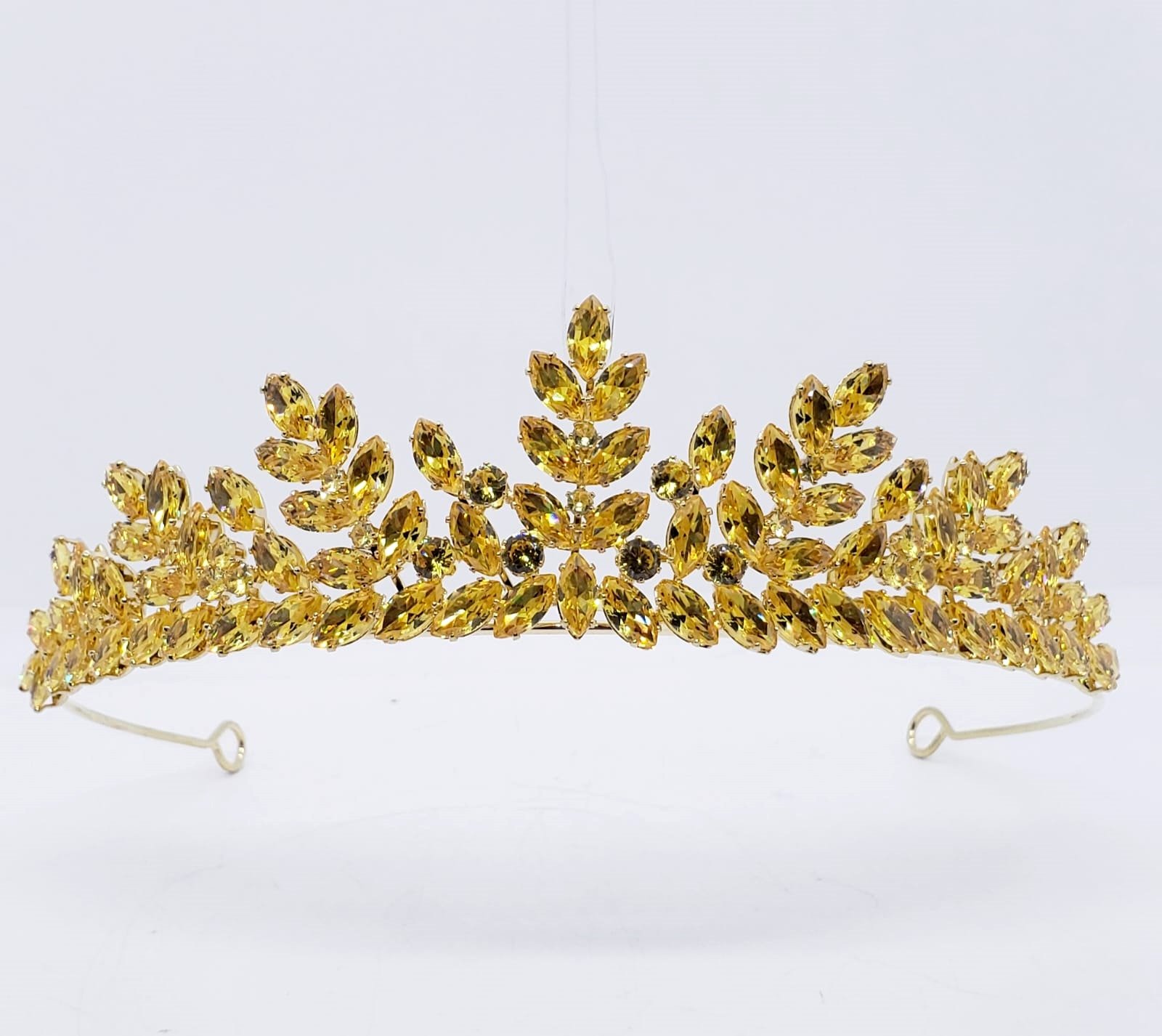 Tiara de Cubic Ambar / T-112