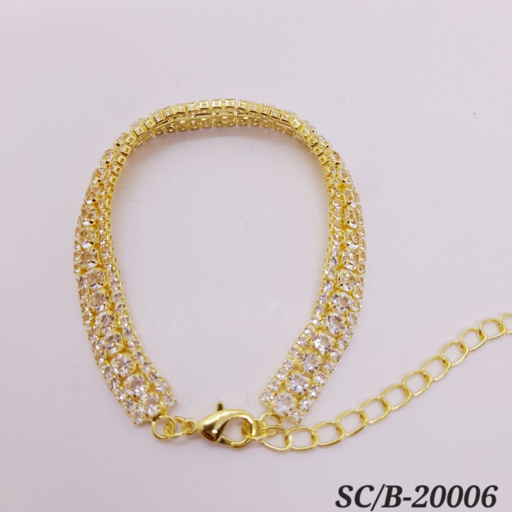 Pulsera de Strass con Broche / B20006 - Image 4