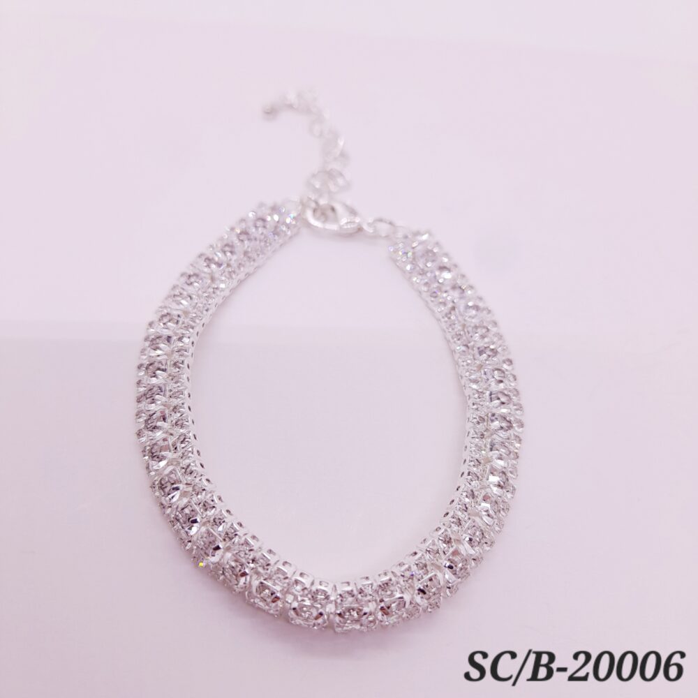 Pulsera de Strass con Broche / B20006