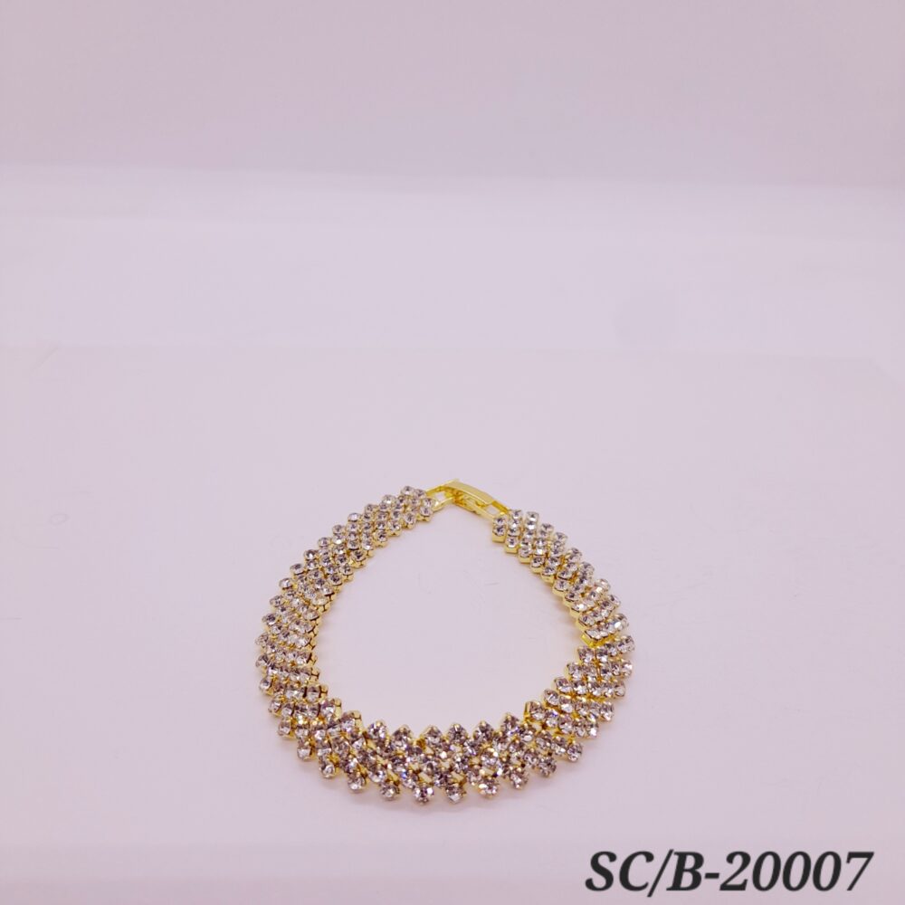 Pulsera de Strass con Broche / B20007 - Image 2