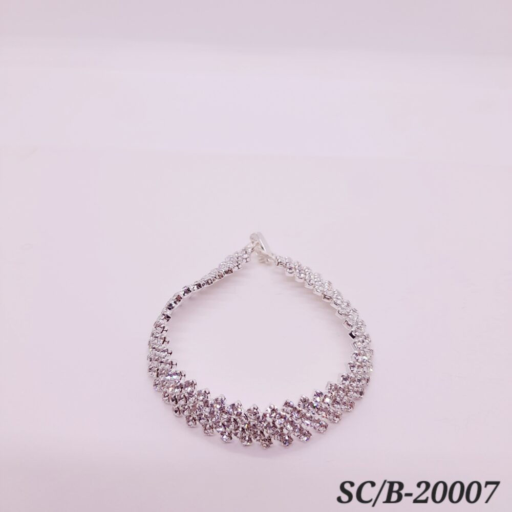 Pulsera de Strass con Broche / B20007