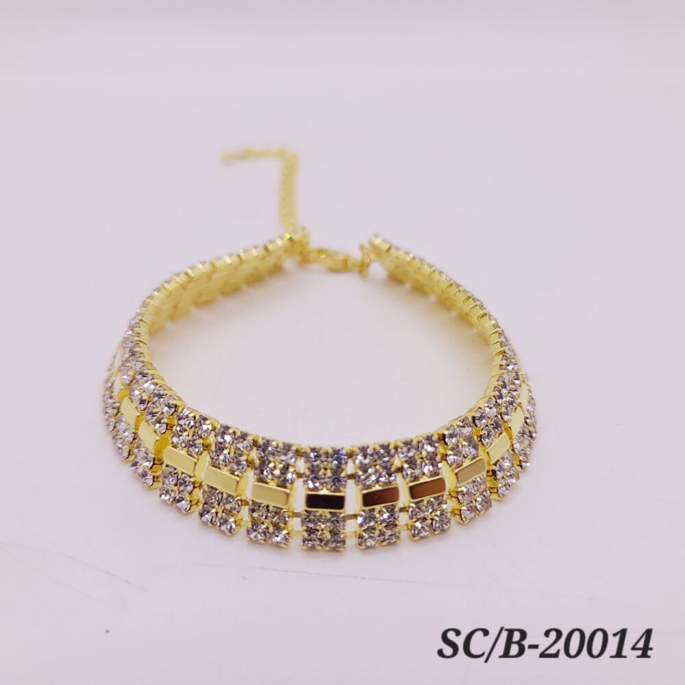 Pulsera de Strass con Broche / B20014 - Image 2