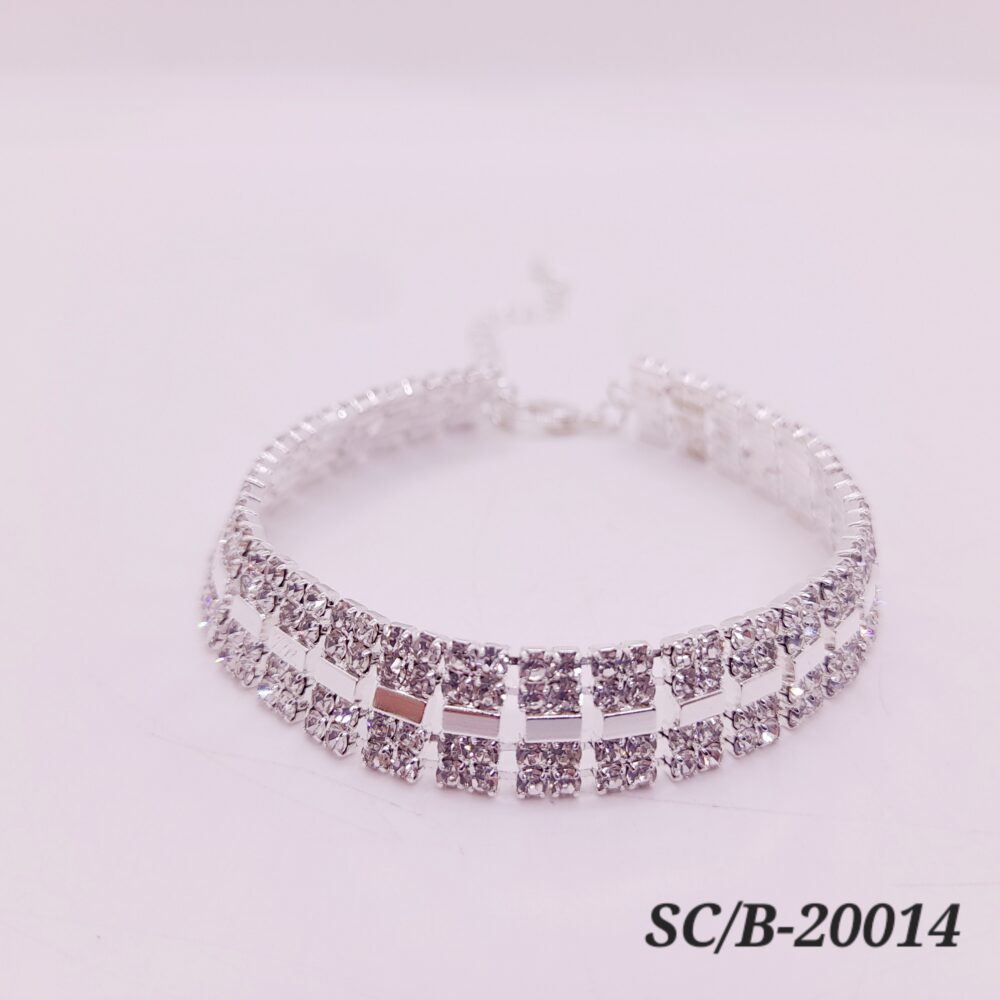 Pulsera de Strass con Broche / B20014