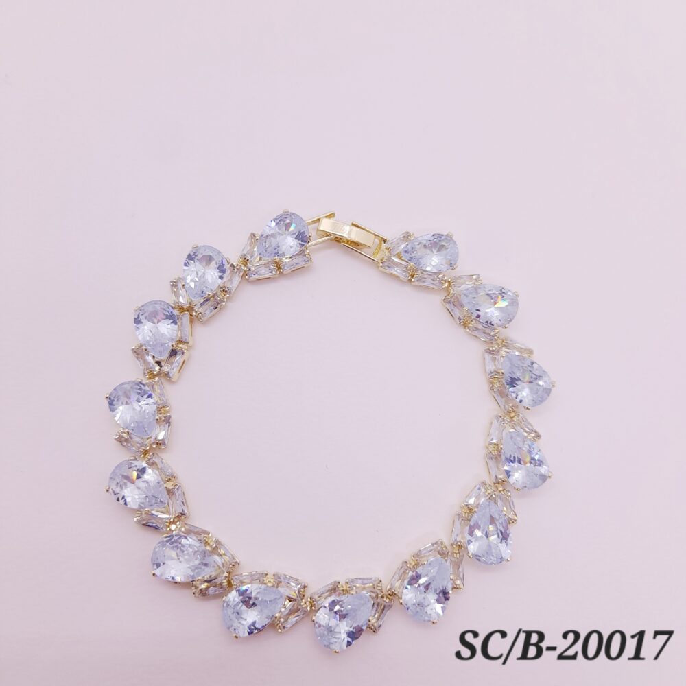 Pulsera de Cubics con Broche / B20017 - Image 9