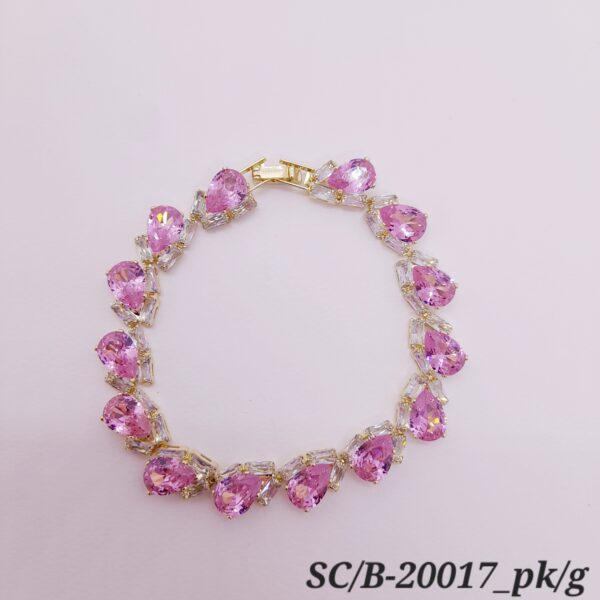 Pulsera de Cubics con Broche / B20017
