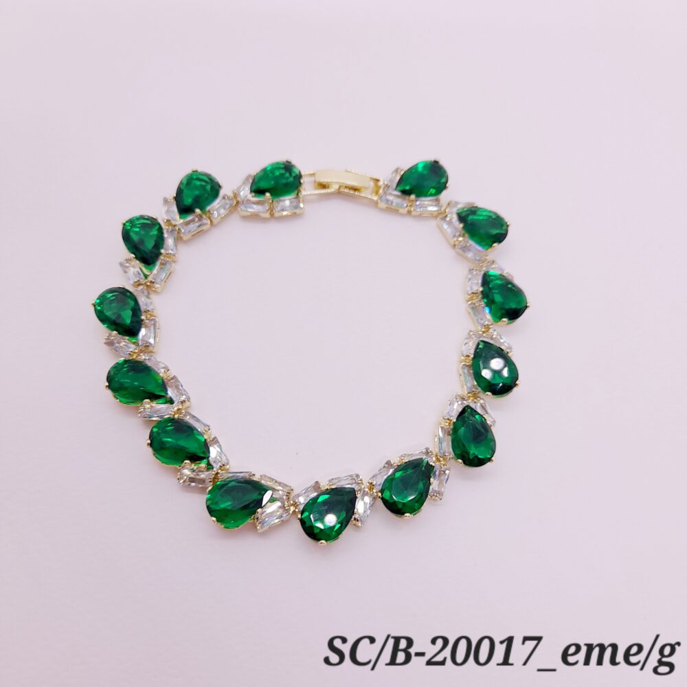 Pulsera de Cubics con Broche / B20017 - Image 6