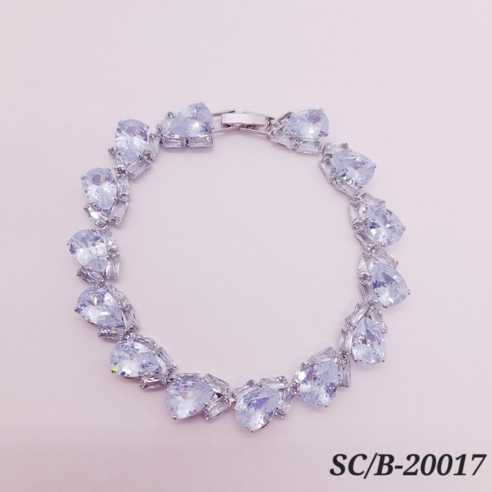 Pulsera de Cubics con Broche / B20017 - Image 5