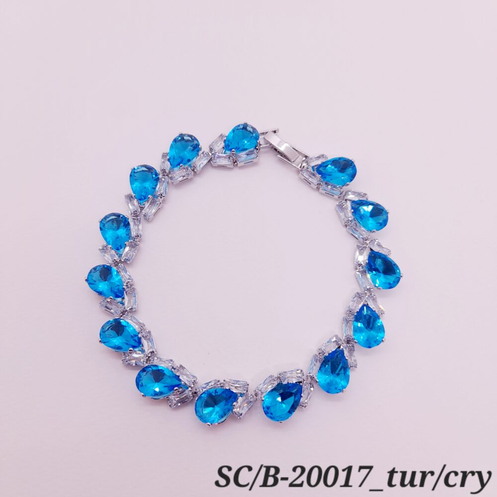 Pulsera de Cubics con Broche / B20017 - Image 3