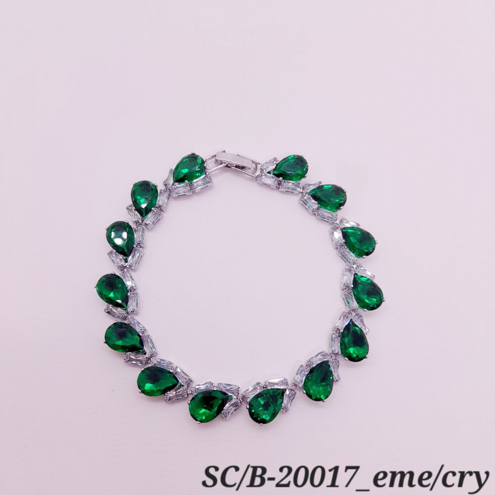 Pulsera de Cubics con Broche / B20017 - Image 2