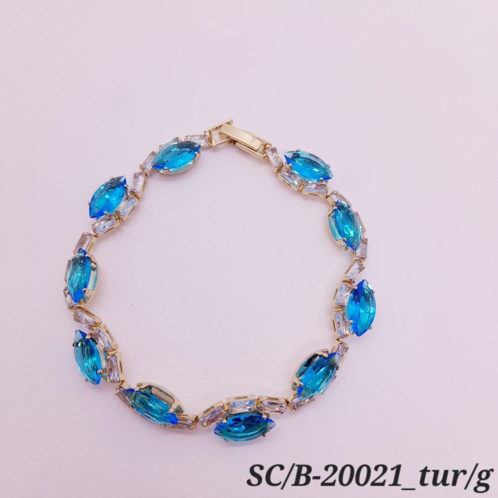 Pulsera de Cubics con Broche / B20021 (LIQUIDACIÓN) - Image 3