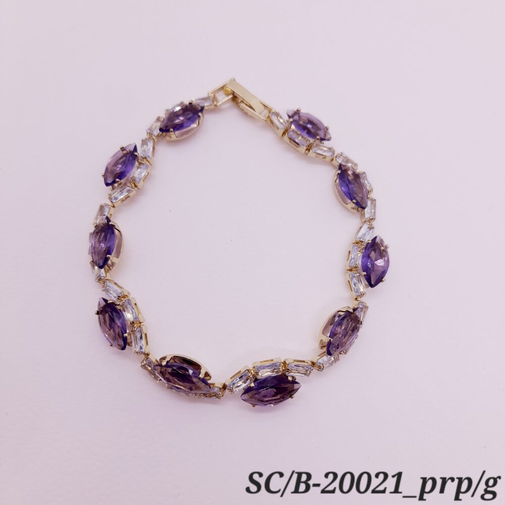 Pulsera de Cubics con Broche / B20021 (LIQUIDACIÓN) - Image 4