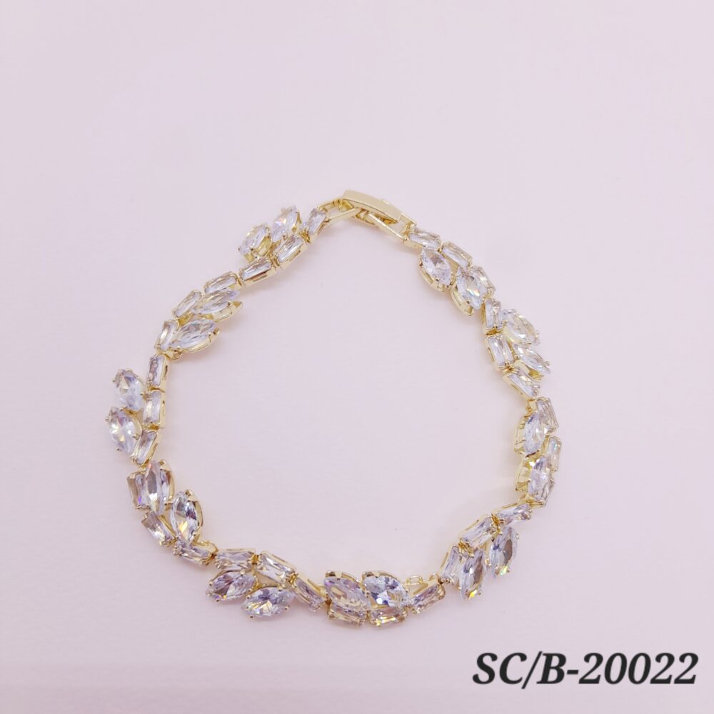 Pulsera de Cubics con Broche / B20022 - Image 9