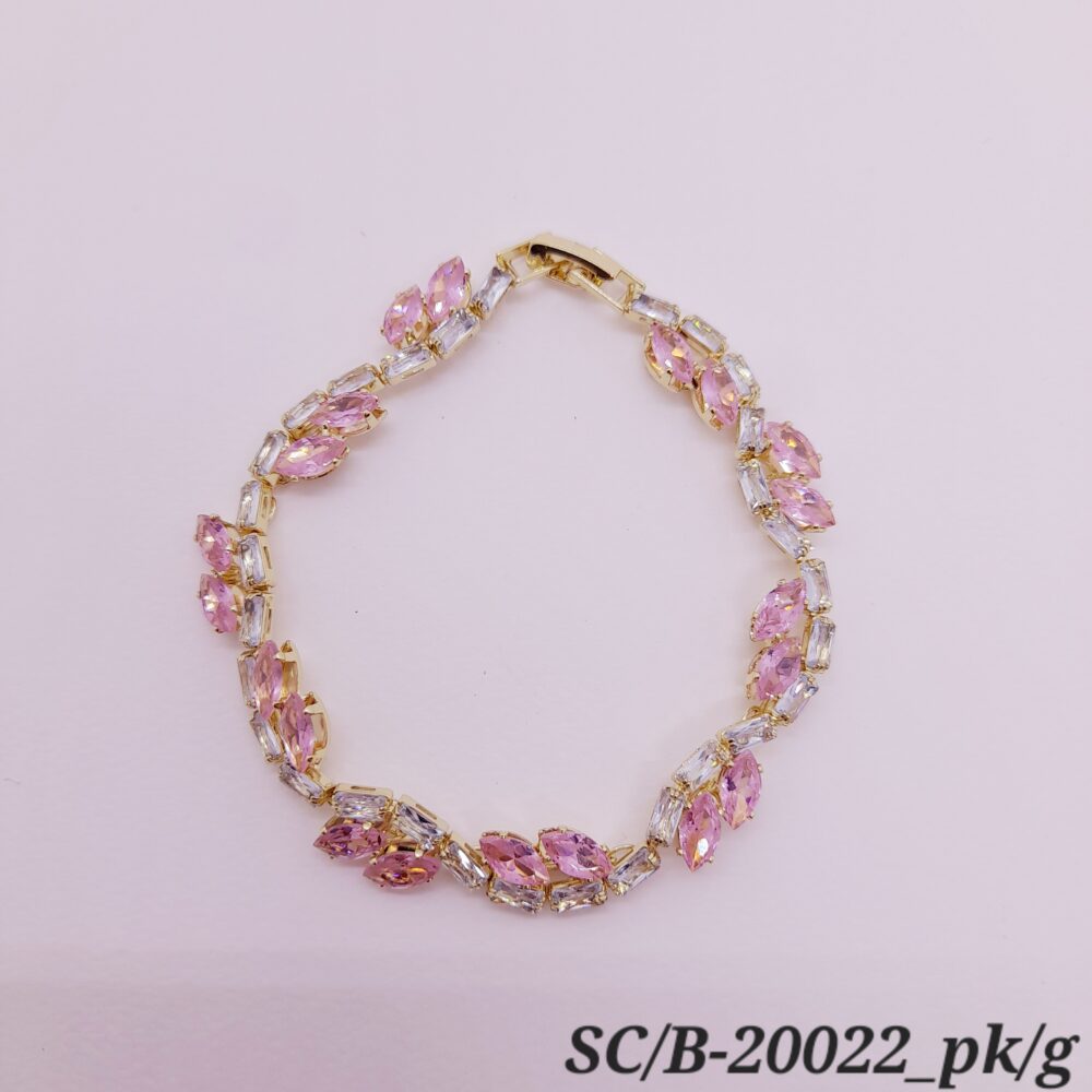 Pulsera de Cubics con Broche / B20022 - Image 7