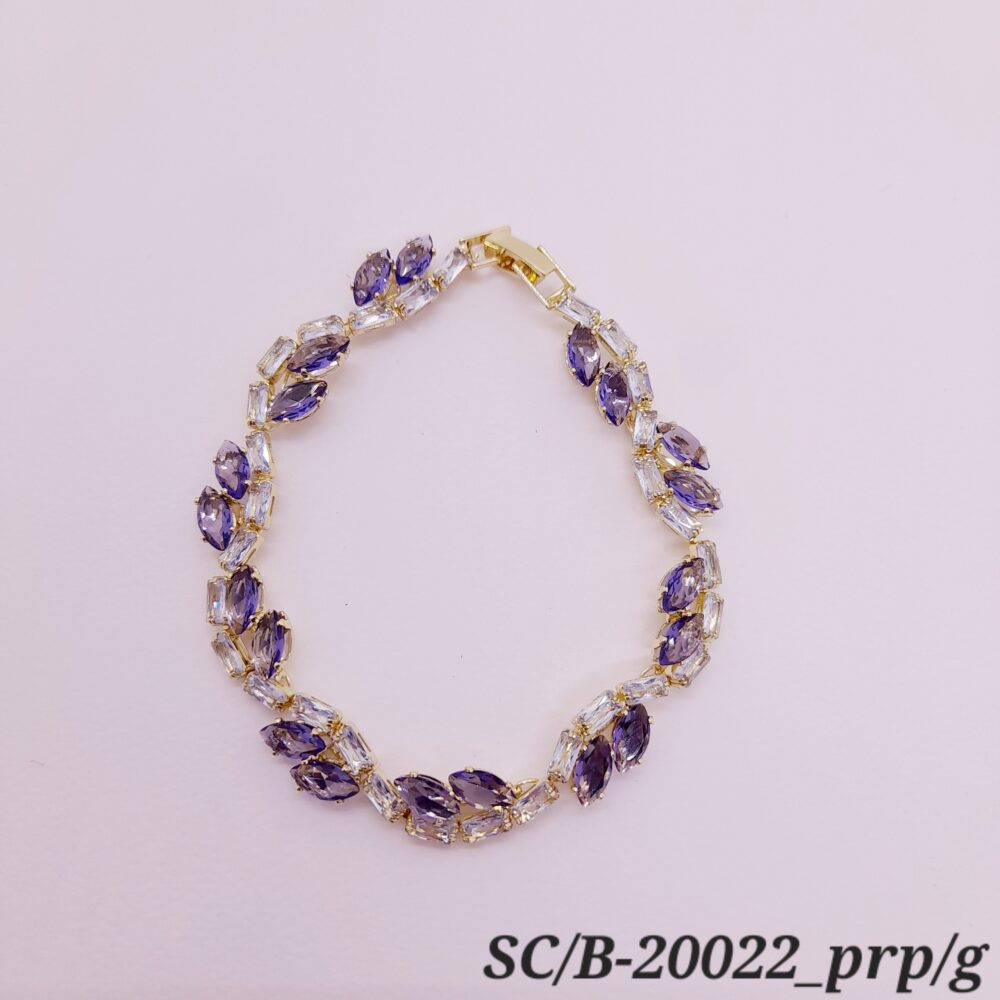 Pulsera de Cubics con Broche / B20022 - Image 6