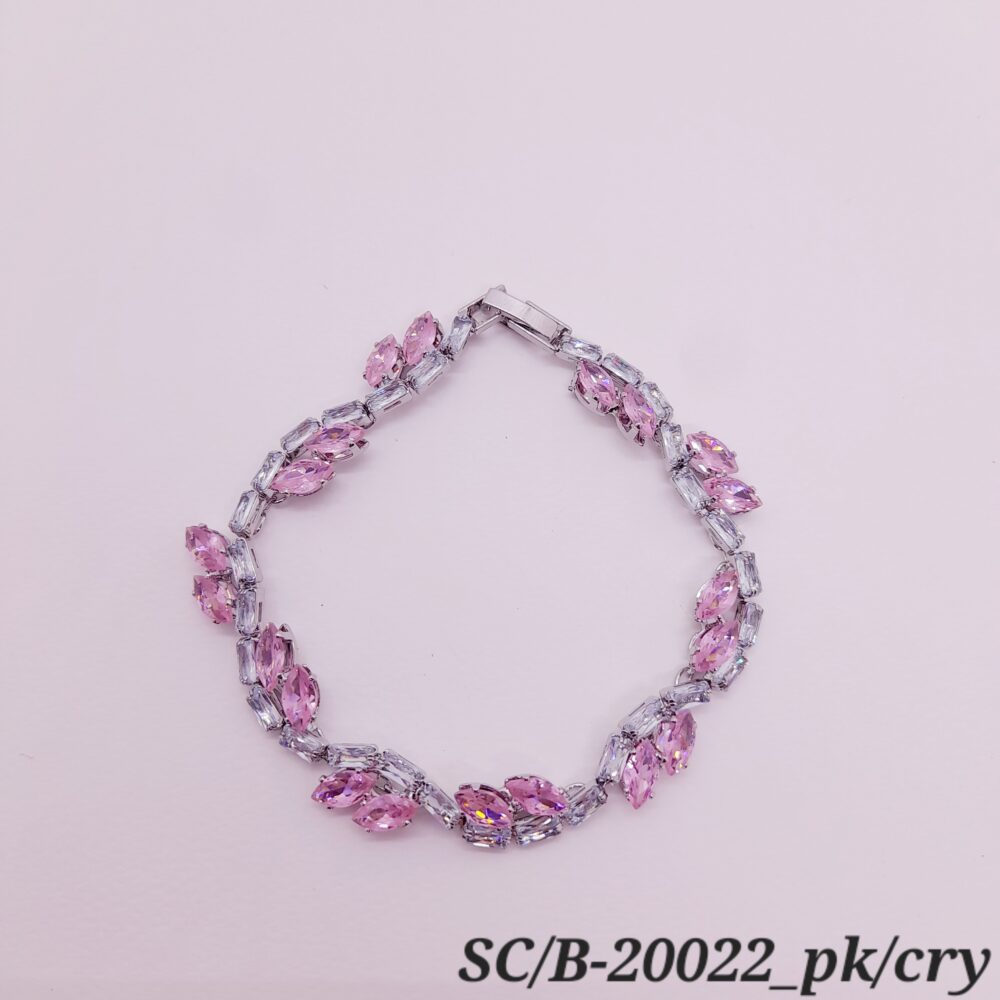 Pulsera de Cubics con Broche / B20022 - Image 3