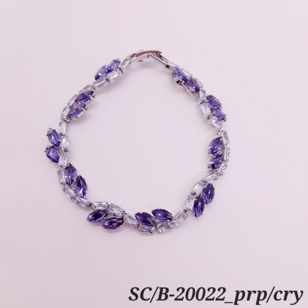 Pulsera de Cubics con Broche / B20022 - Image 2