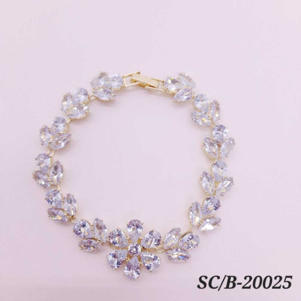 Pulsera de Cubics con Broche / B20025 - Image 9