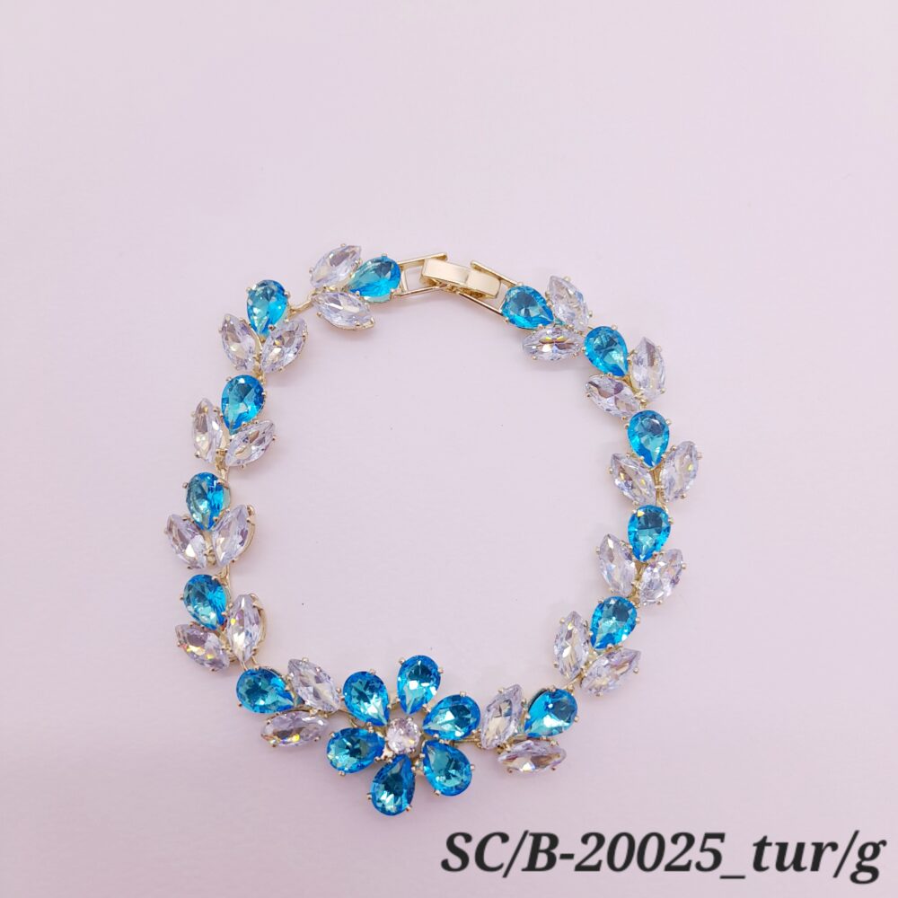 Pulsera de Cubics con Broche / B20025 - Image 7