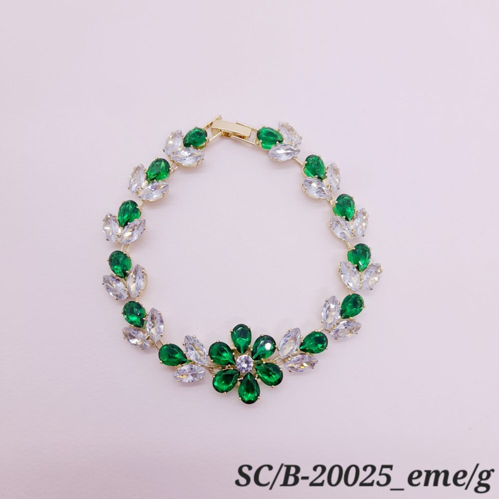 Pulsera de Cubics con Broche / B20025 - Image 6