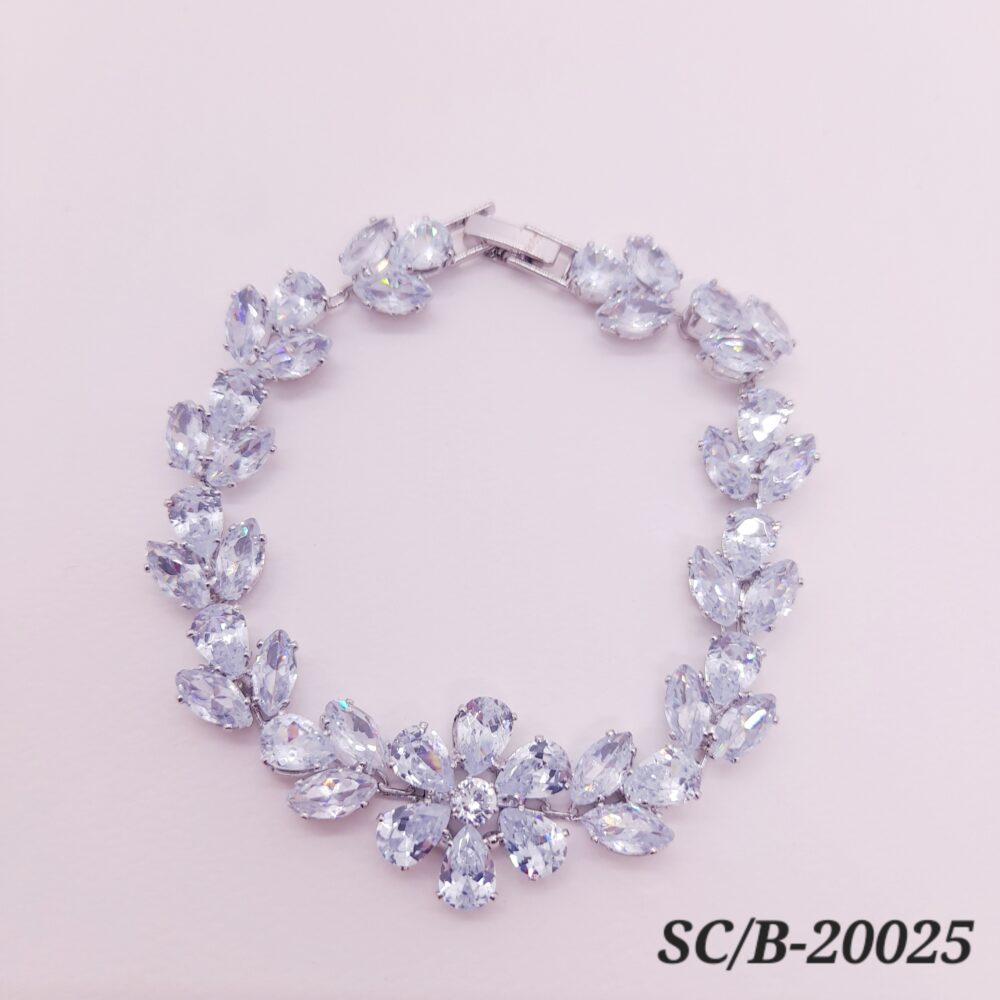 Pulsera de Cubics con Broche / B20025 - Image 5