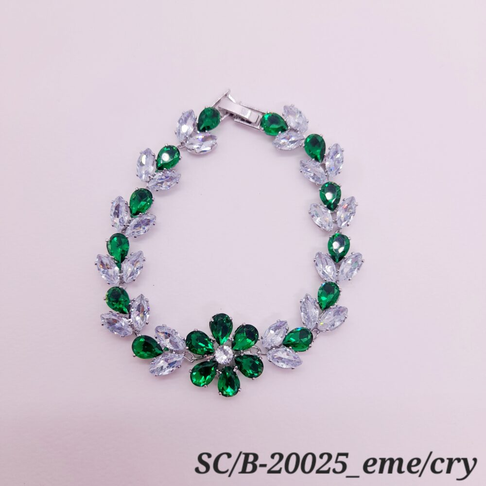 Pulsera de Cubics con Broche / B20025 - Image 2