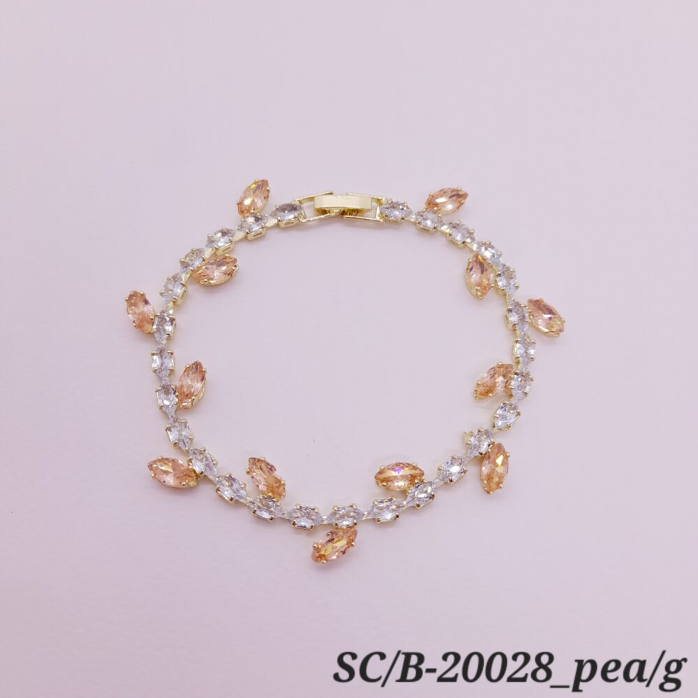 Pulsera de Cubics con Broche / B20028 - Image 2