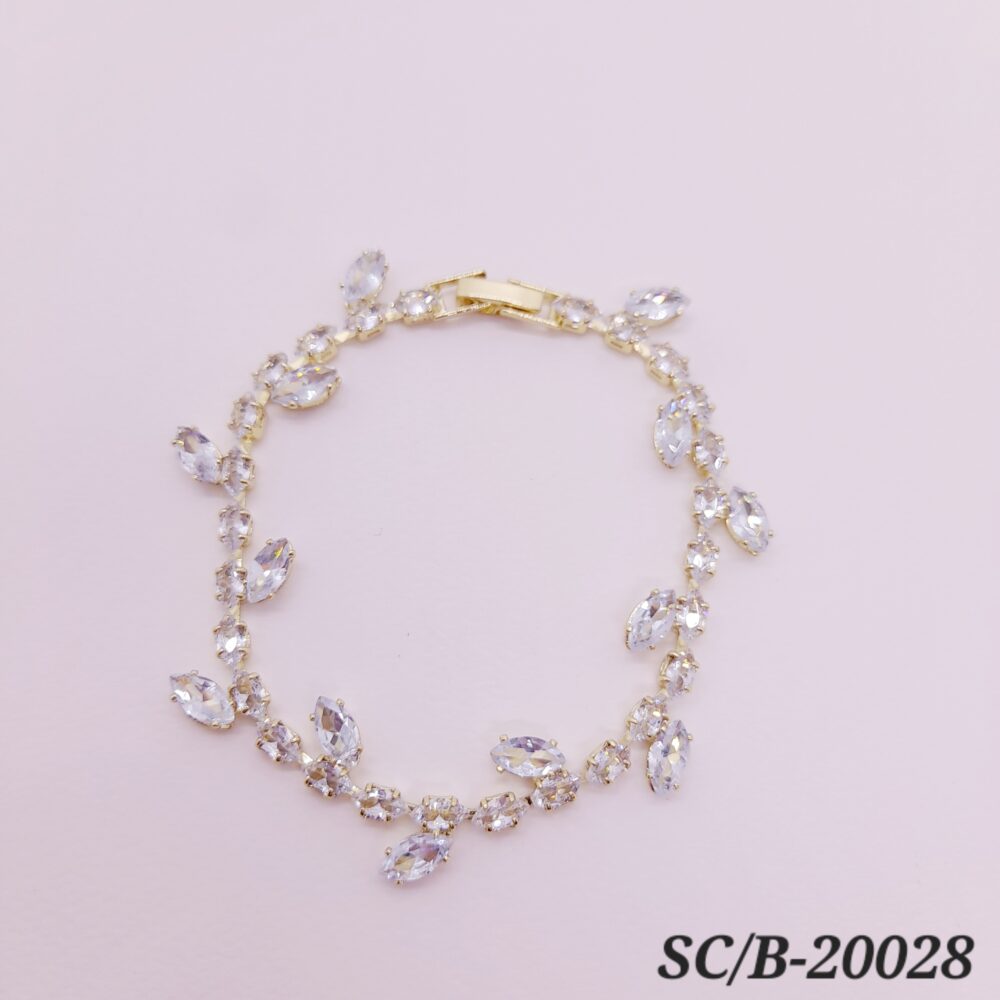 Pulsera de Cubics con Broche / B20028 - Image 11