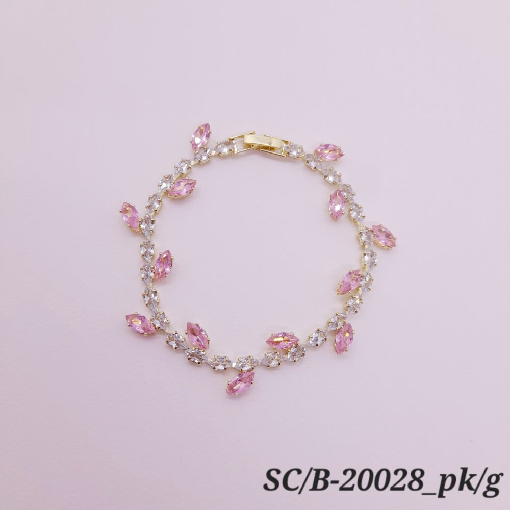Pulsera de Cubics con Broche / B20028 - Image 3