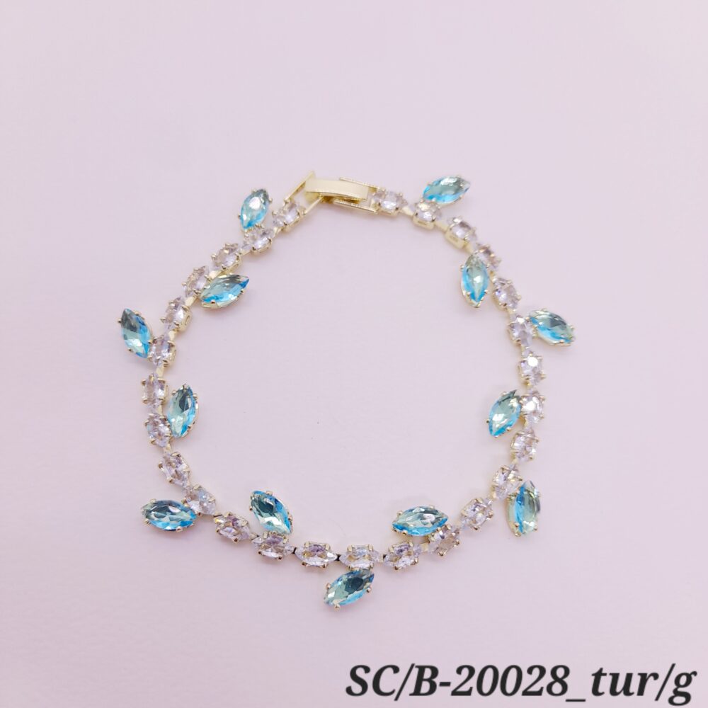 Pulsera de Cubics con Broche / B20028 - Image 4