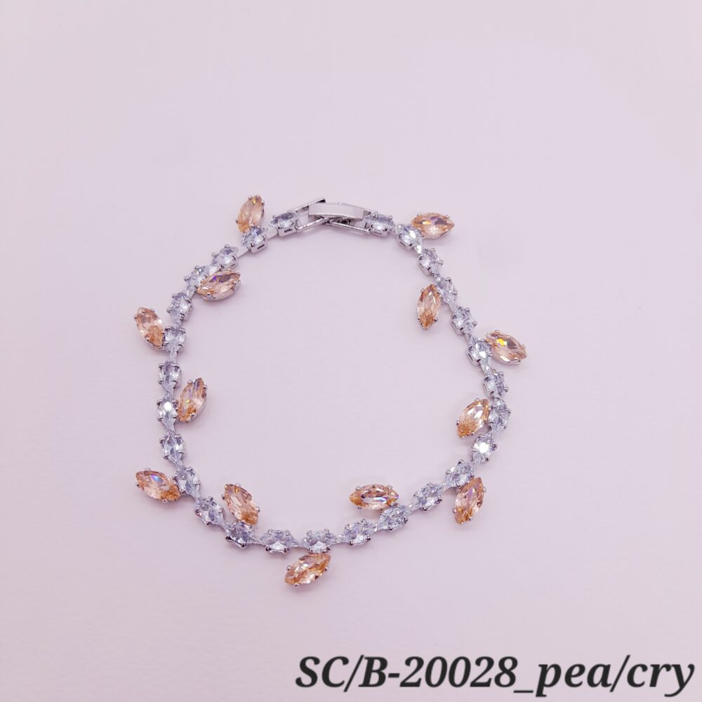 Pulsera de Cubics con Broche / B20028 - Image 6