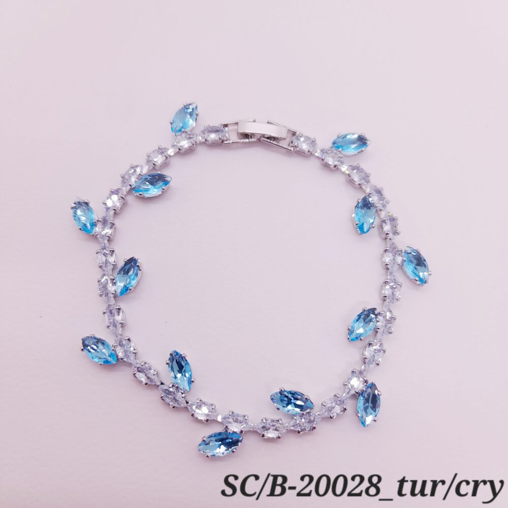Pulsera de Cubics con Broche / B20028 - Image 9