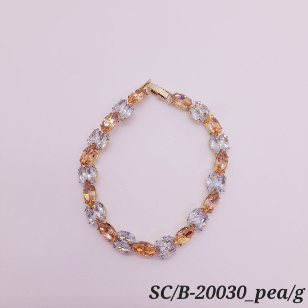Pulsera de Cubics con Broche / B20030 - Image 8