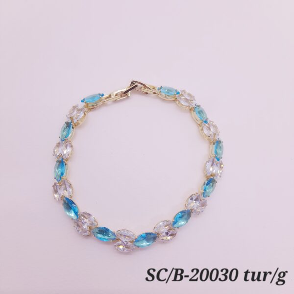 Pulsera de Cubics con Broche / B20030