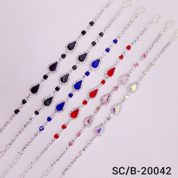 Pulsera de Strass con Broche / B20042