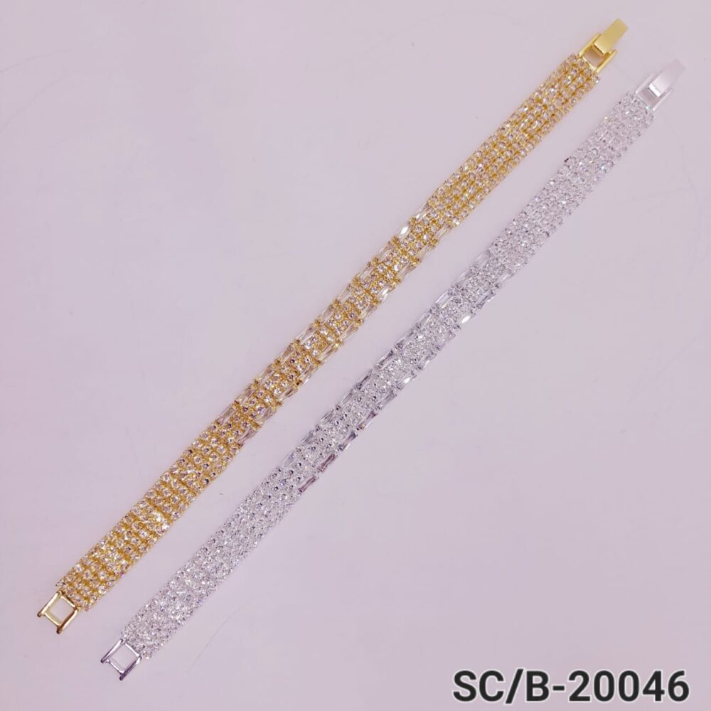 Pulsera de Strass con Broche / B20046