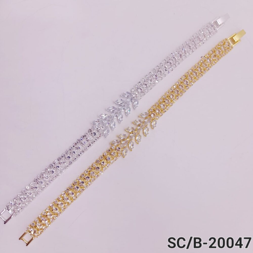Pulsera de Strass con Broche / B20047