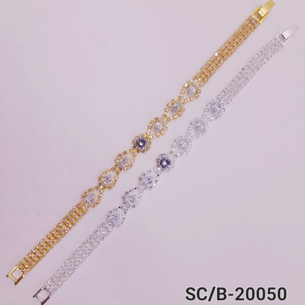 Pulsera de Strass con Broche / B20050
