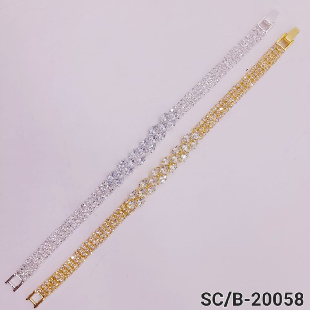 Pulsera de Strass con Broche / B20058