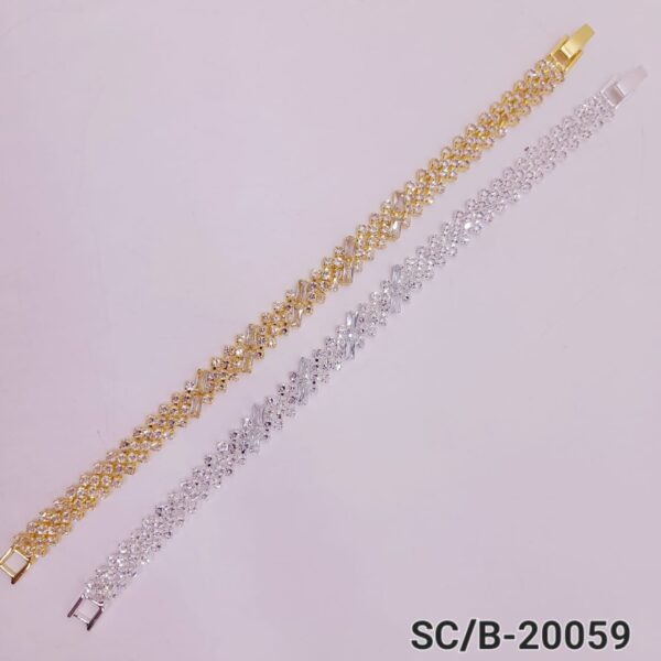 Pulsera de Strass con Broche / B20059