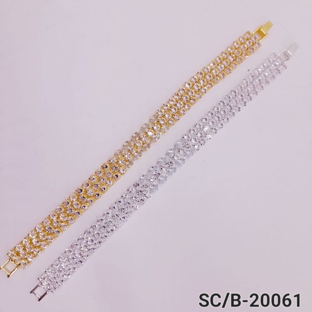 Pulsera de Strass con Broche / B20061